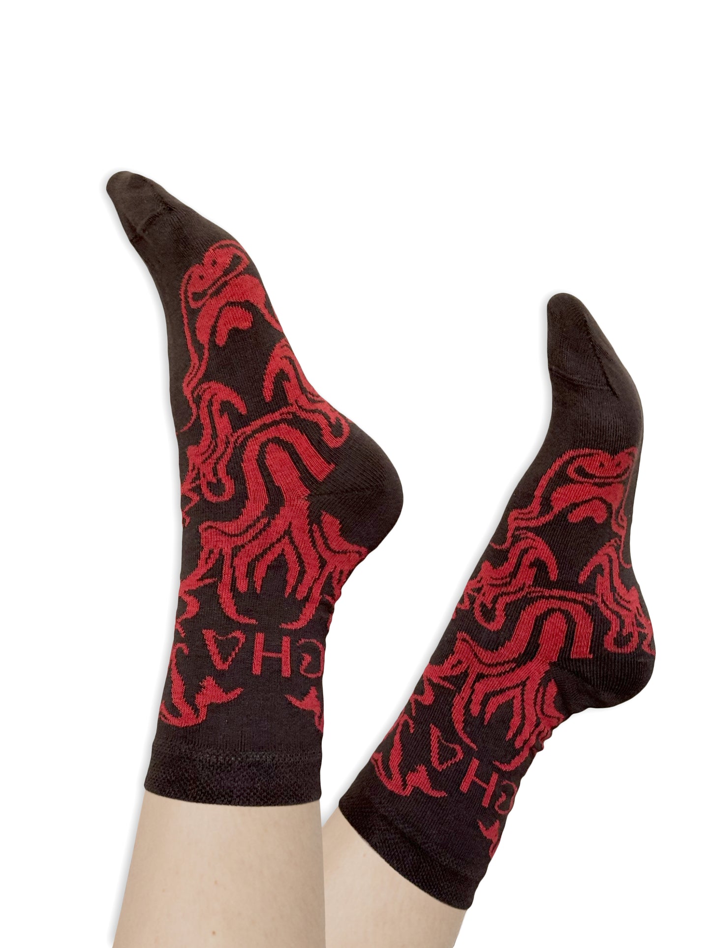 Charapé // brown-red socks
