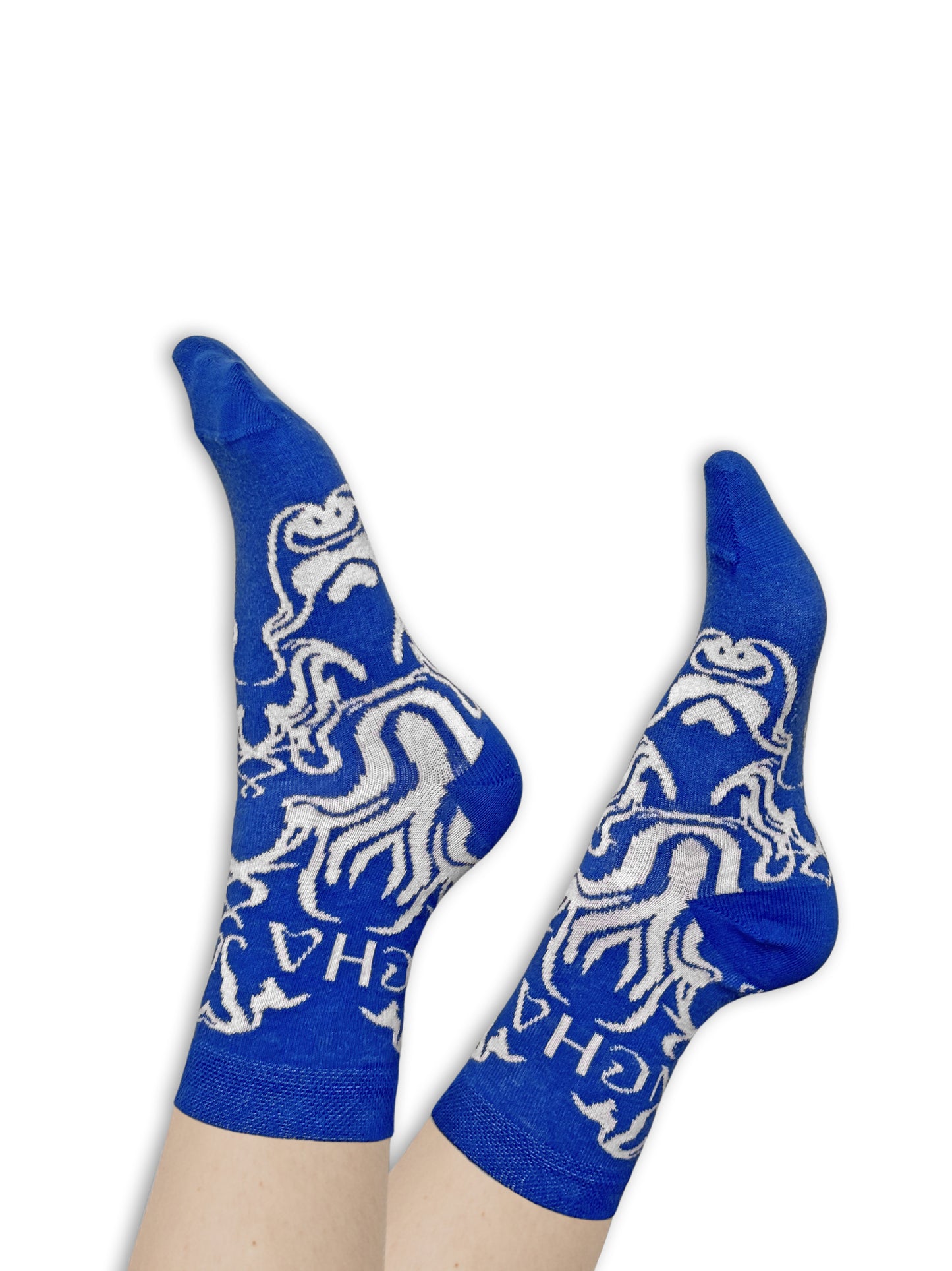 Charapé // blue-white socks