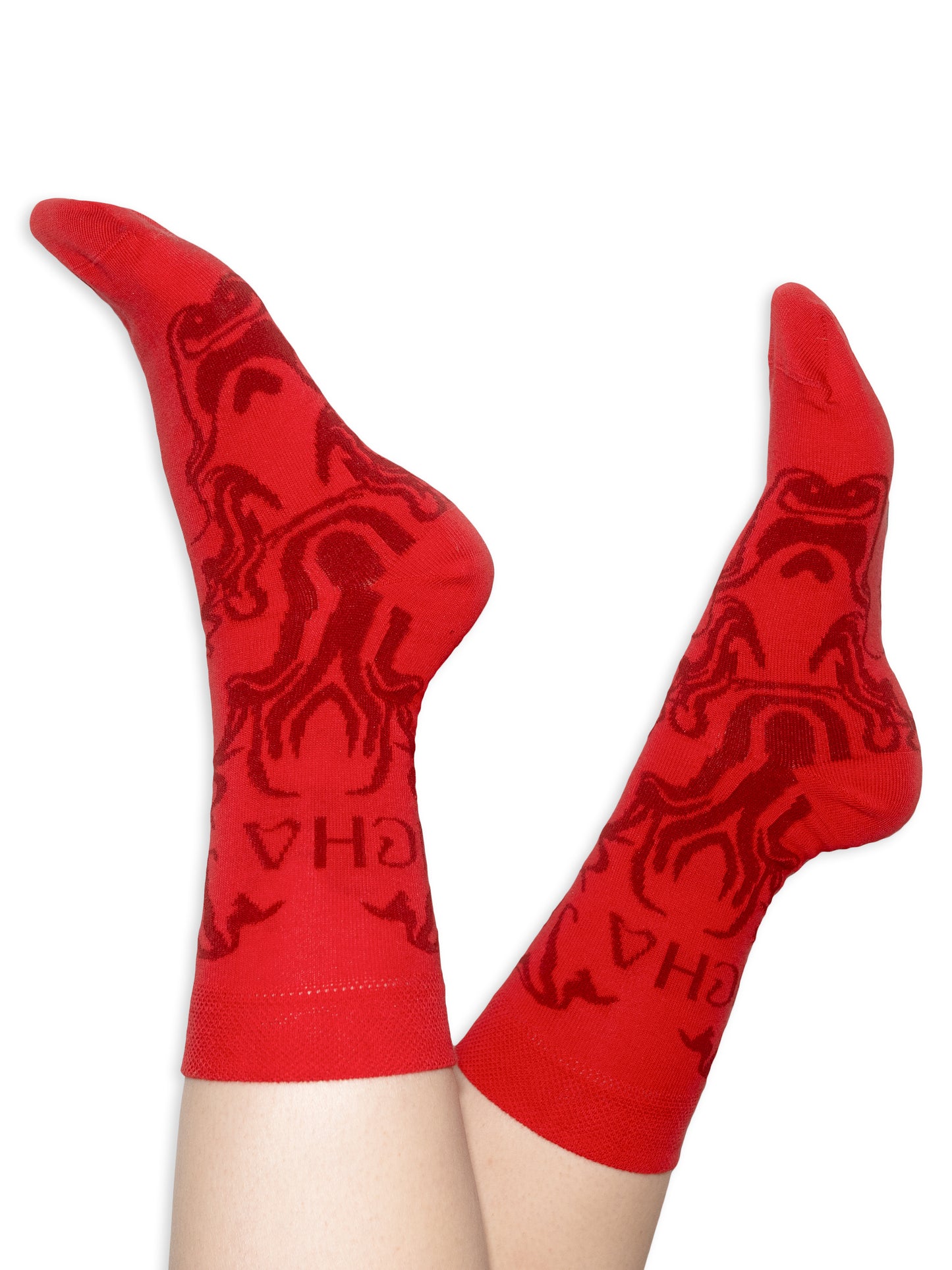 Charapé // red socks